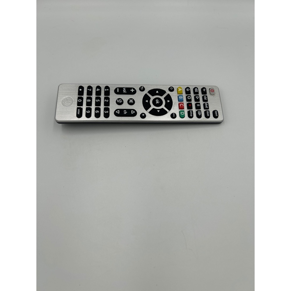 GE 33709 4-Device Universal Remote Control Silver Replacement TV DVD Roku - Picture 4 of 5